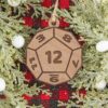 D12 Wooden Christmas Ornament