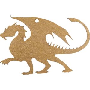 Dragon Passant Christmas Ornament