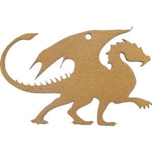 Dragon Passant Christmas Ornament