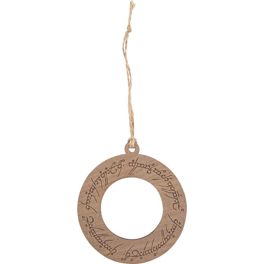 Elven Script Christmas Ornament