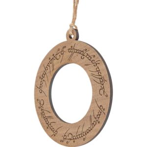Elven Script Christmas Ornament
