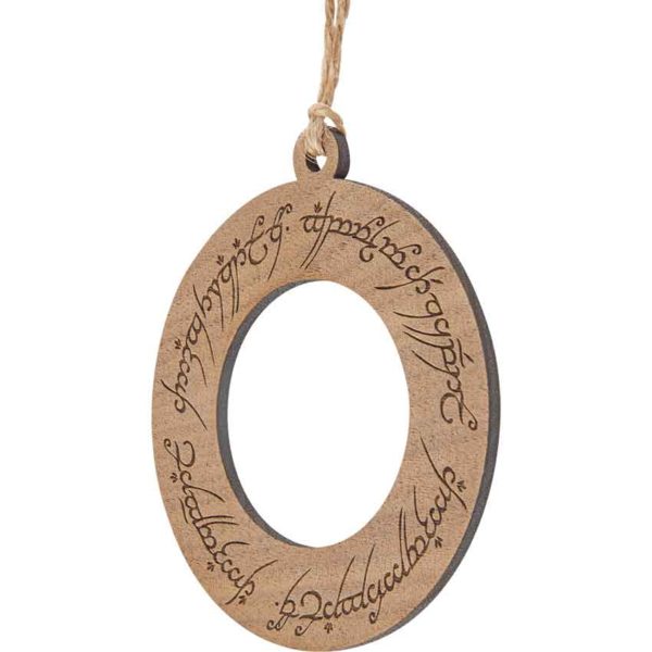 Elven Script Christmas Ornament