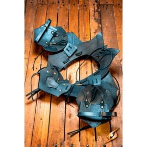 Shadow Leather Shoulder Set - Black