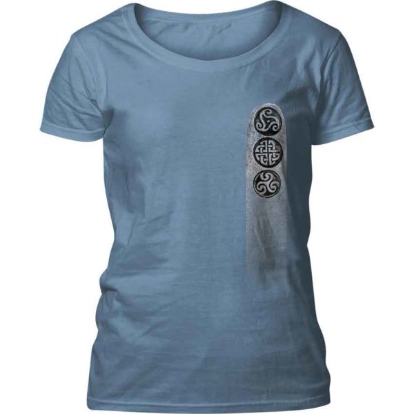 Celtic Triptych Womens Scoop Neck T-Shirt