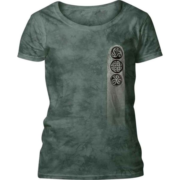 Celtic Triptych Womens Scoop Neck T-Shirt