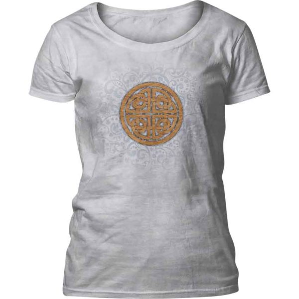 Celtic Knotwork Womens Scoop Neck T-Shirt