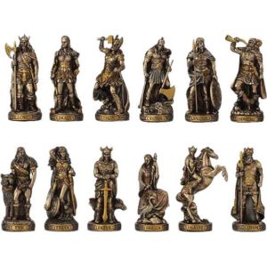 Norse Gods Bronze Statue Set