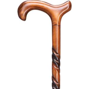 Triple Twist Derby Walking Cane