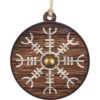 Helm of Awe Viking Shield Christmas Ornament