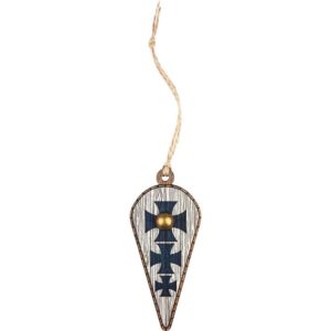 Templar Cross Kite Shield Christmas Ornament