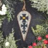 Templar Cross Kite Shield Christmas Ornament