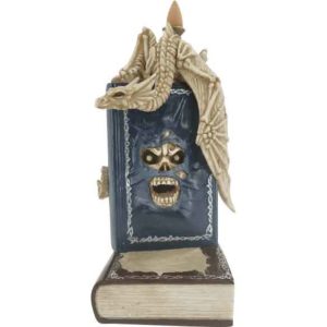 Dragon on Book of Dead Backflow Incense Burner