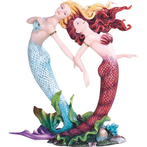 Mermaid Twins Statue