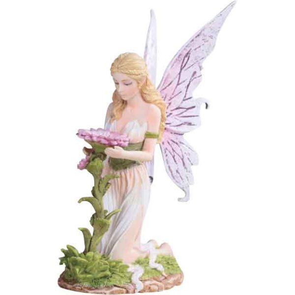 Spring Fairy with Flower Statue