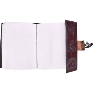 Turquoise Sun and Moon Leather Journal
