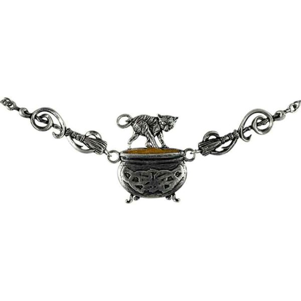 Cauldron Cat Necklace