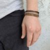 Multi-Strand Leather and Jute Viking Bracelet