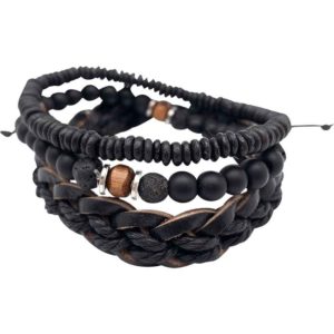 Beaded and Braided Viking Bracelet Set