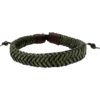 Green Braided Leather Viking Bracelet