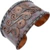 Purple Patina Spiral Medieval Bracelet