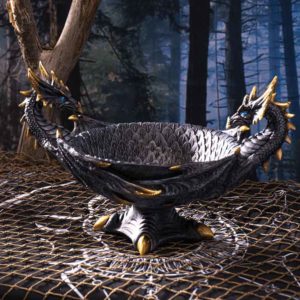 Dual Dragon Decorative Bowl