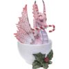 Perfectly Peppermint Dragon Statue