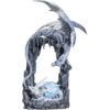 Dragon and Hatchling Ice Cave Statue