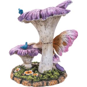 Fairy Sitting Under Flower Statue