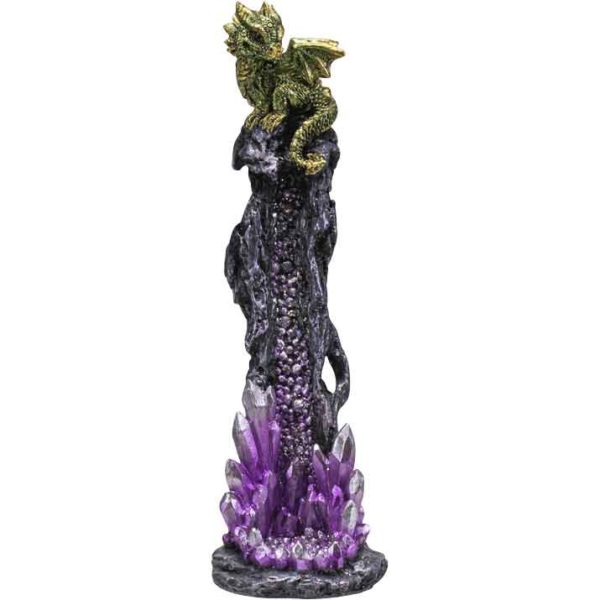 Dragon Crystal Tower Incense Burner