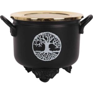Tree of Life Cauldron Incense Burner