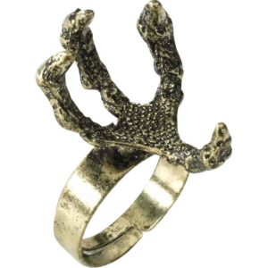 Open Dragon Claw Ring