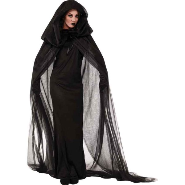 Womens Black Haunted Costume