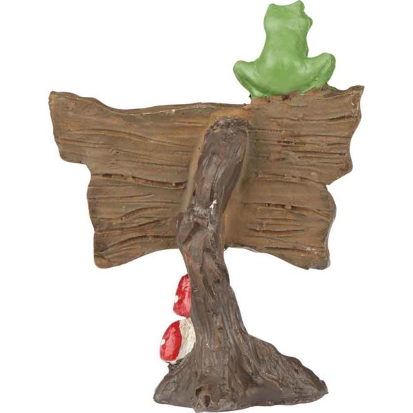 Fairy Garden Sign Statue with Stake