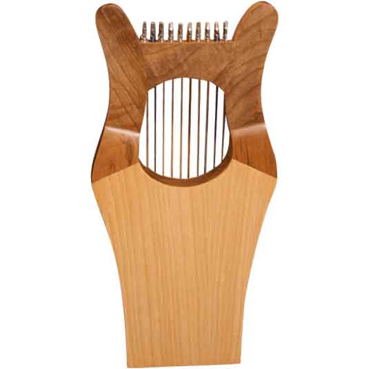 Mini Walnut Kinnor Harp