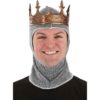 King Arthur Costume Crown and Hood