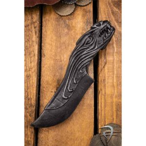 Dragon LARP Throwing Knife - Black