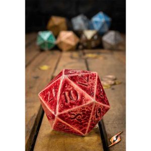 D20 LARP Dice - Red Gore