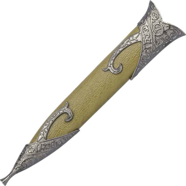Light Elven Fantasy Dagger with Scabbard