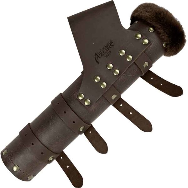 Fur Lined Long Leather Frog