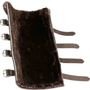 Fur Lined Long Leather Frog