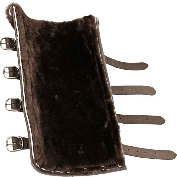 Fur Lined Long Leather Frog