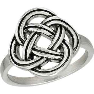 Celtic Woven Knot Ring