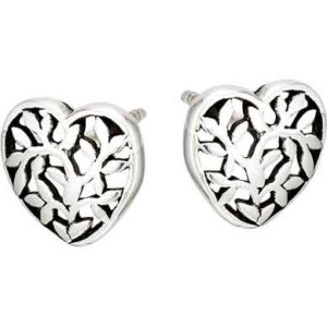 Heart Tree of Life Stud Earrings