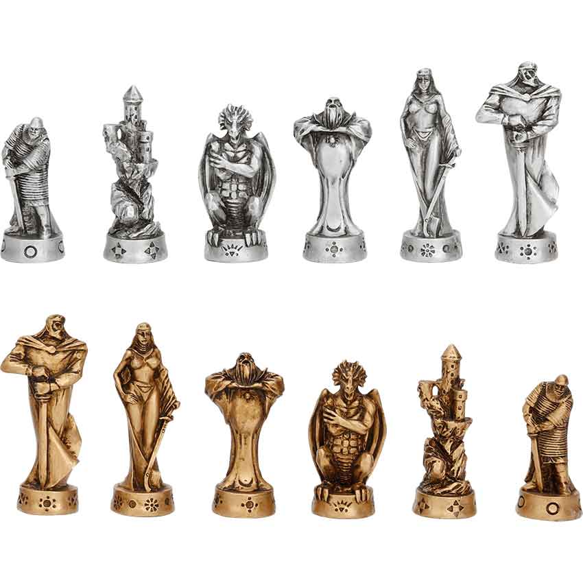 Carolingi XIV Chess Pieces  Chess pieces, Chess board, Medieval chess set