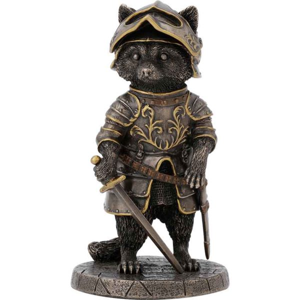 Sir Raccoon Knight Statue