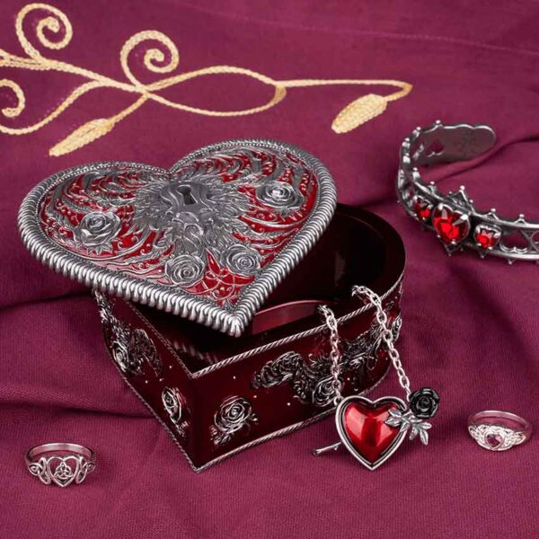 Heart and Key Trinket Box
