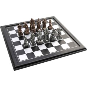 Nordic Viking Chess Set with Board