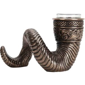 Norse Ram Horn Tealight Holder