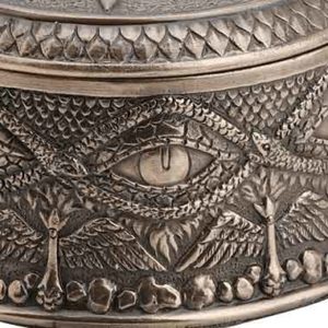 Bronze Baphomet Pentagram Trinket Box