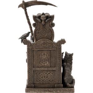Enthroned Hel Statue